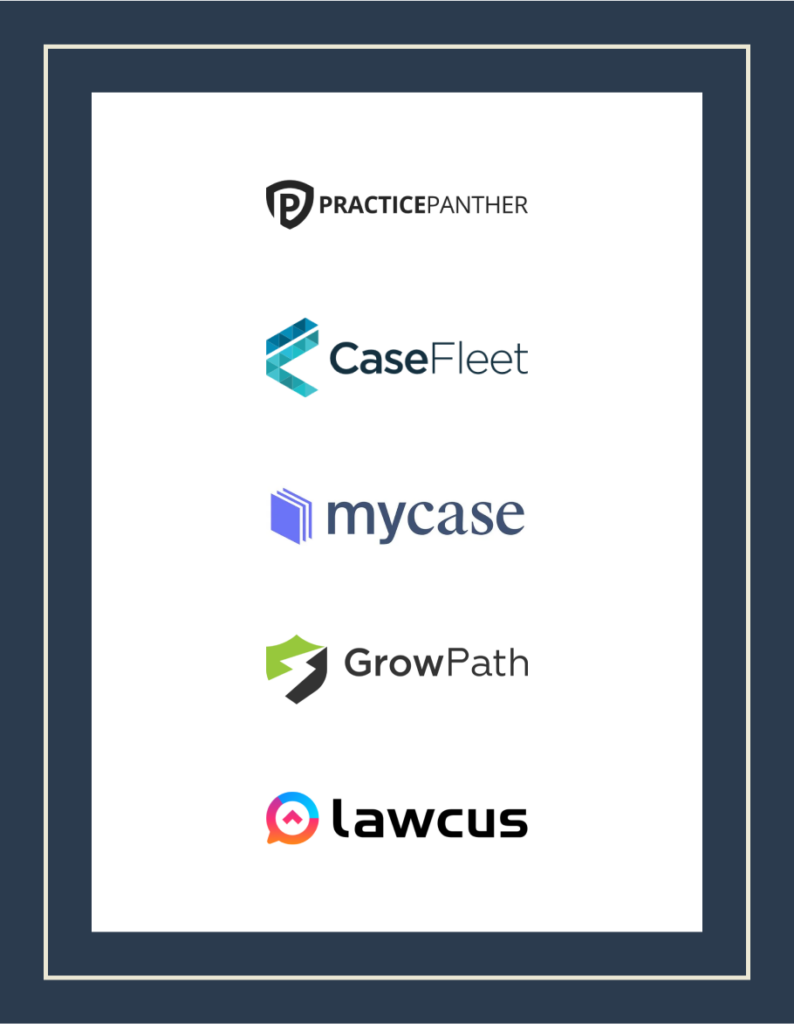 Case management software logos