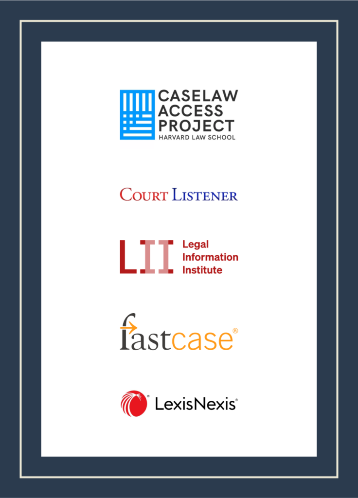 legal research software logos