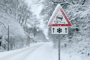 Accident in snowy conditions New Jersey and Pennsylvania 