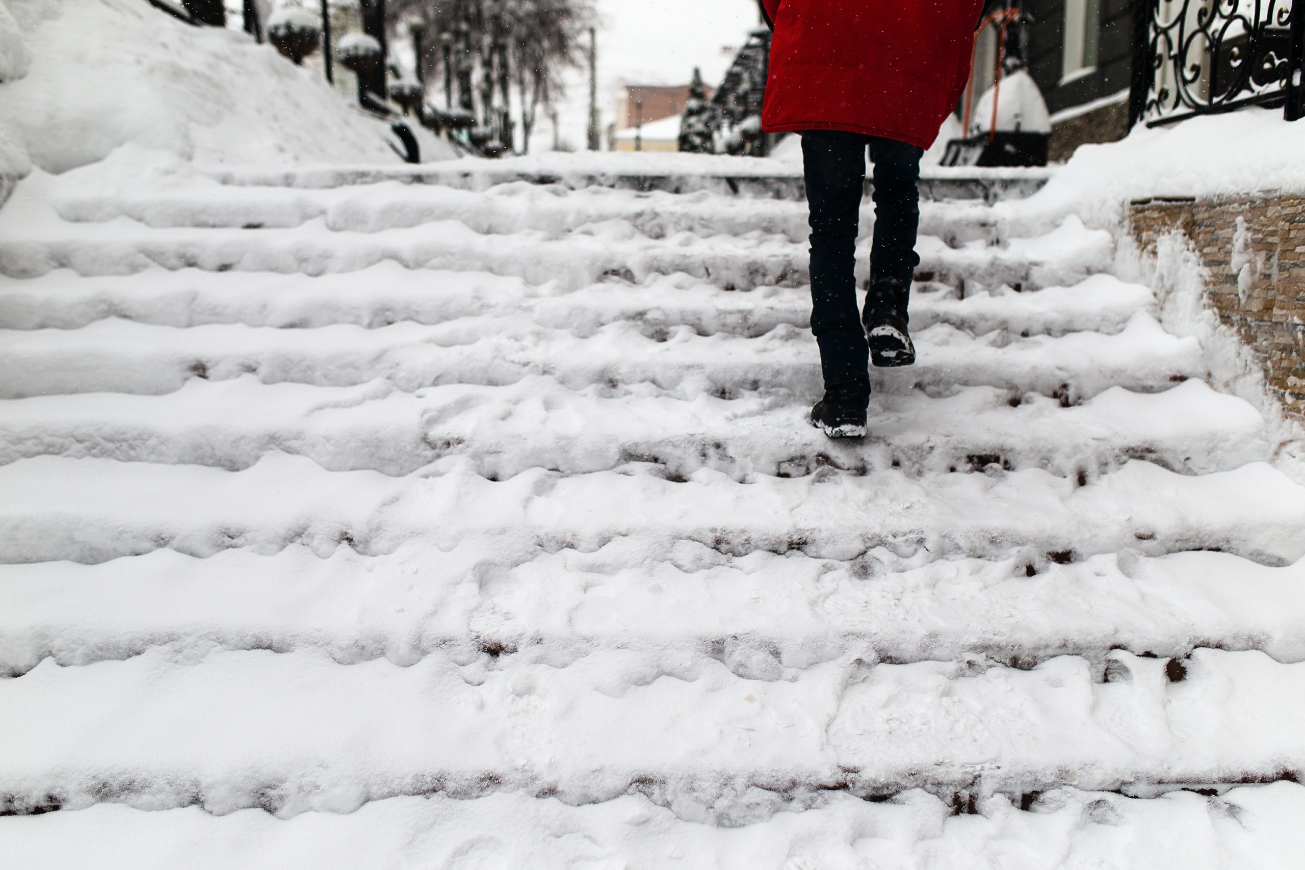 slip and fall on snow injury