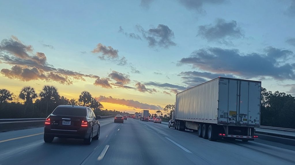 Beware Of Truck Driver’s Blind Spots In Bradenton