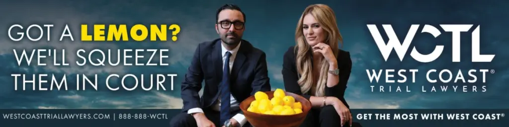 Attorneys: Dean (Left) and Liana (Right) sitting down with a bowl of lemons inbetween them.
