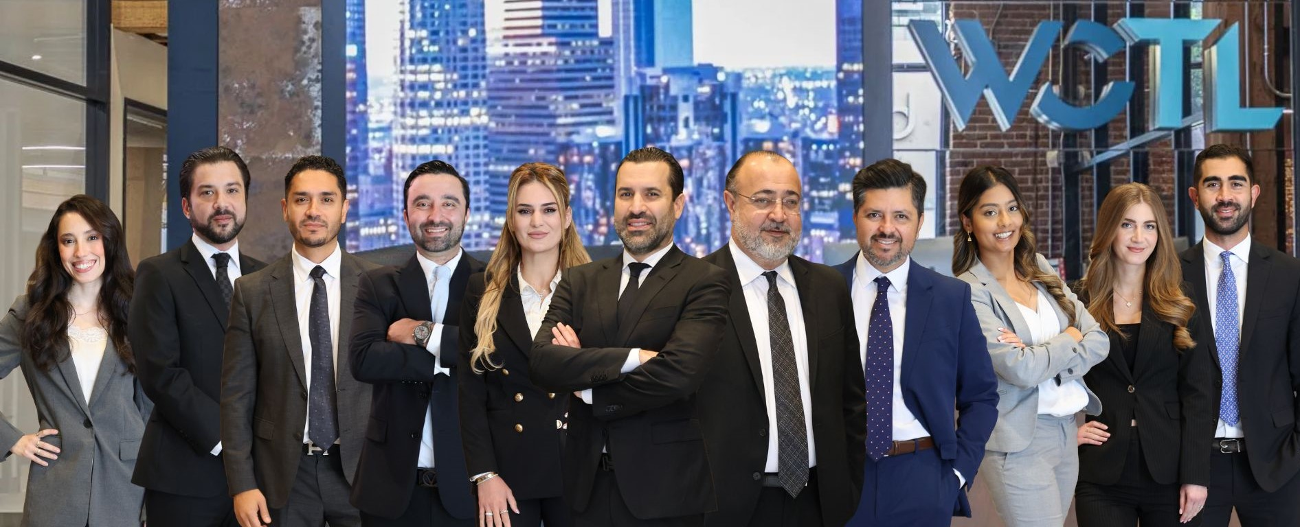 A row of lawyers from WCTL.